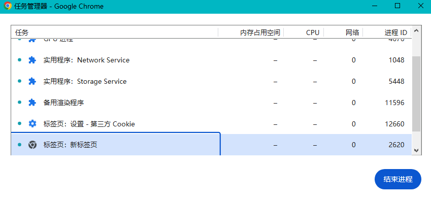 Chrome浏览器如何查看网站的资源使用情况3